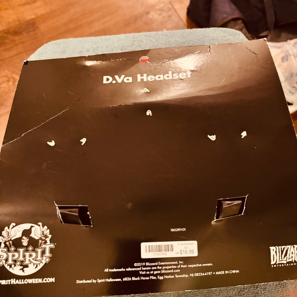 SOLD Spirit D.Va Headset great for Halloween / Mardi Gras - Picture 5 of 5